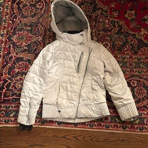 Obermeyer Kids Silver Quilted Puffer Jacket